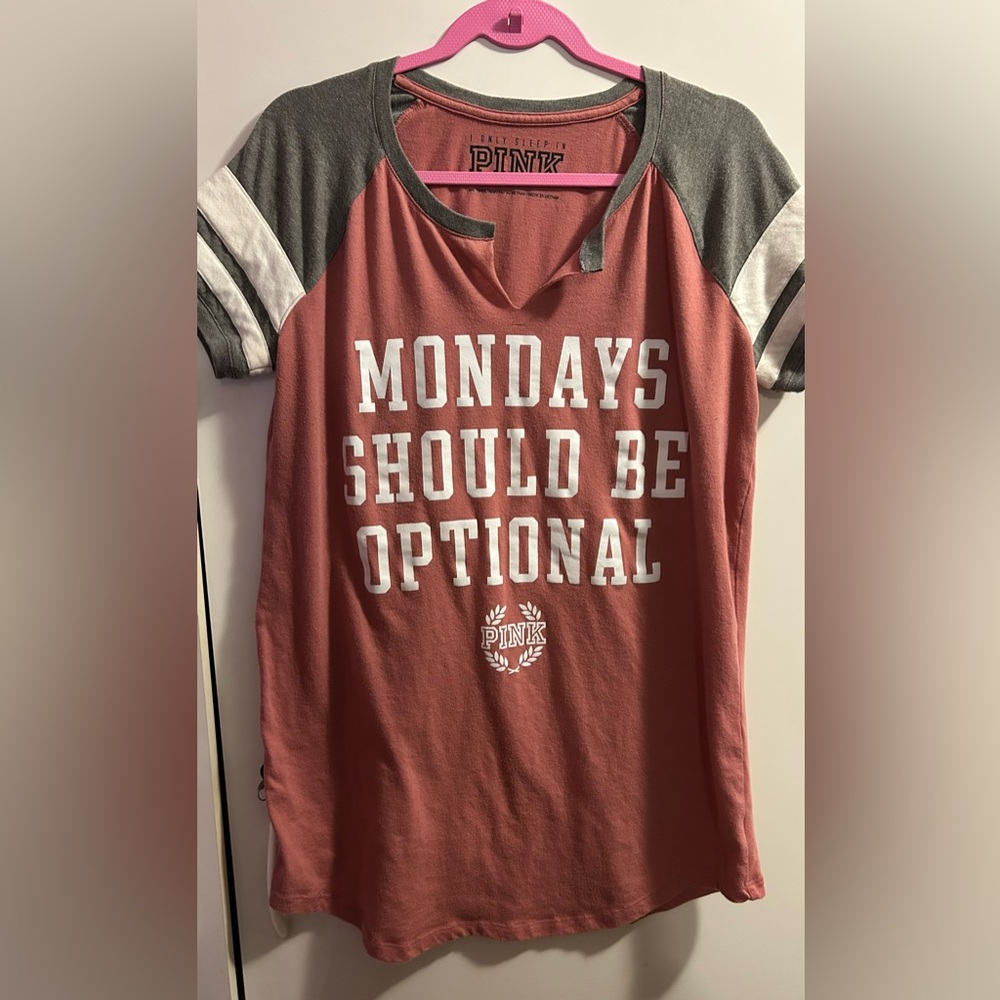 EUC VS Pink sleep tee dress